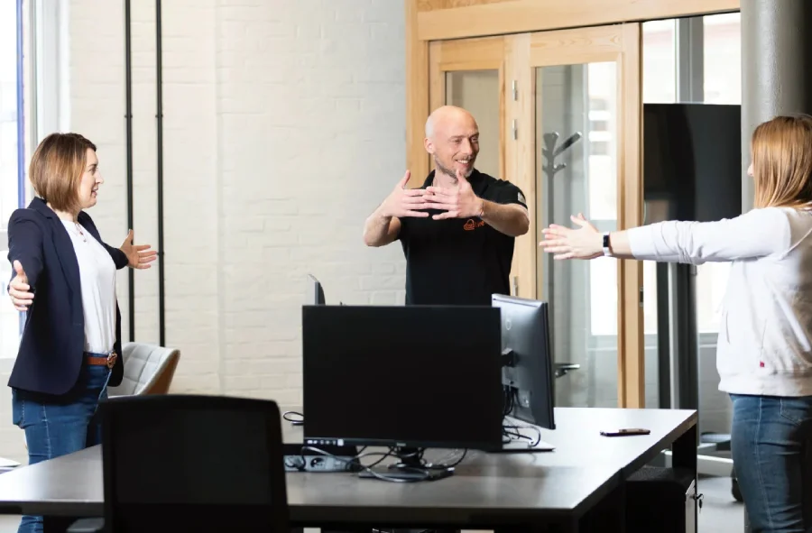 APA en entreprise, en salle de réunion