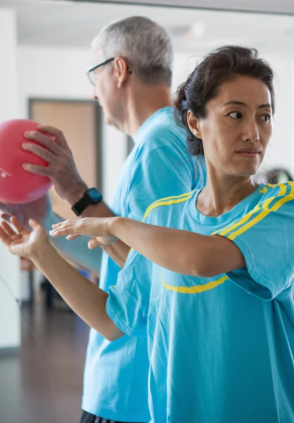 Activité physique en collectif aidant aidé