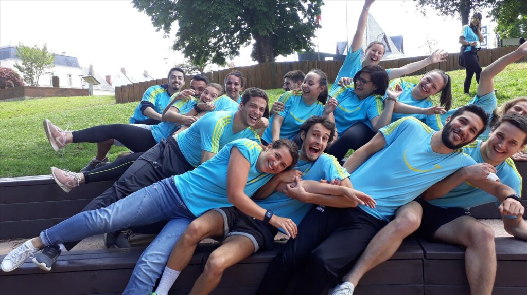 Sielbleusiens entrain de rigoler ensemble