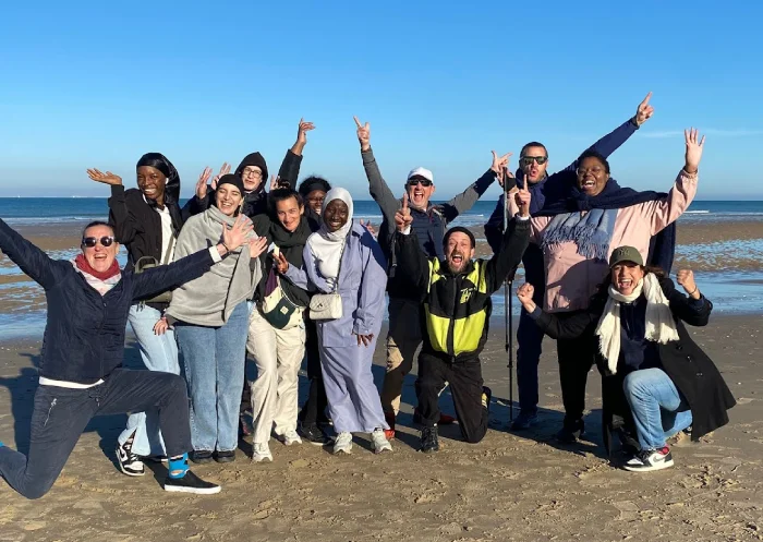 Groupe séjour Hors du Temps à la plage